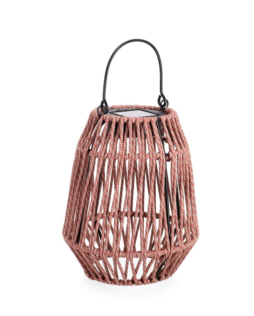 Latarnia solarna TAIKI czerwona Ø15 stalowa Bizzotto