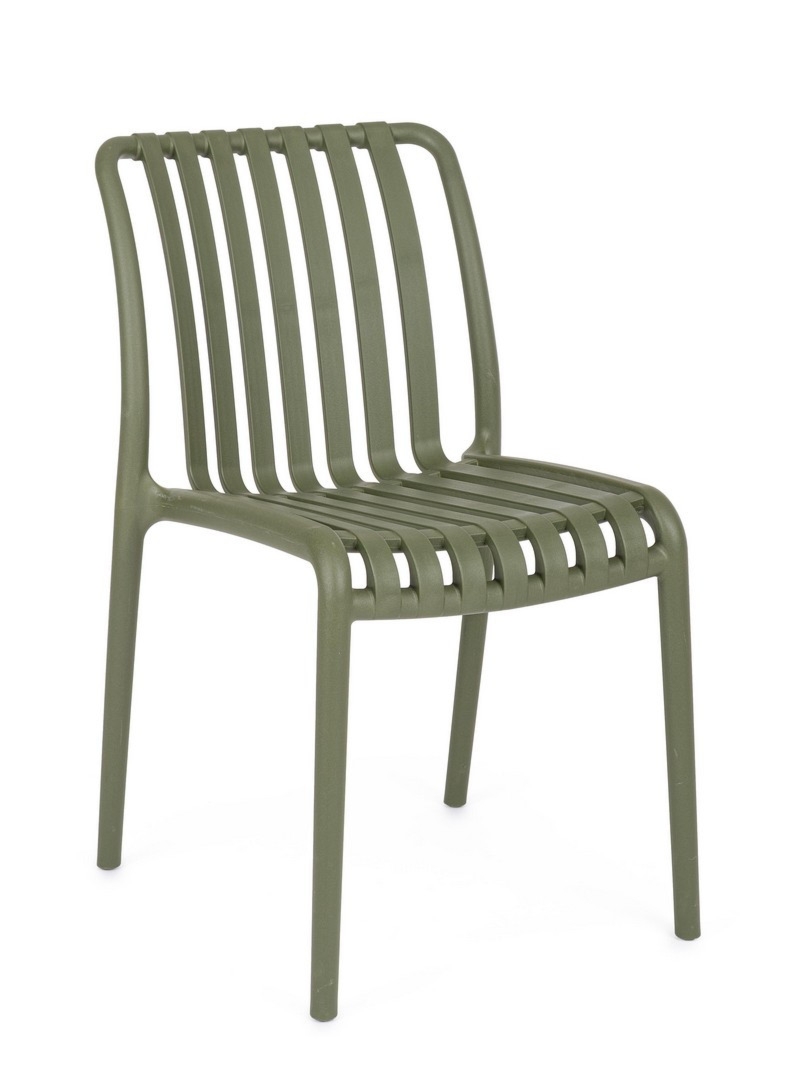 Krzesło ogrodowe BILLIE zielone 47x60 z polipropylenu Bizzotto