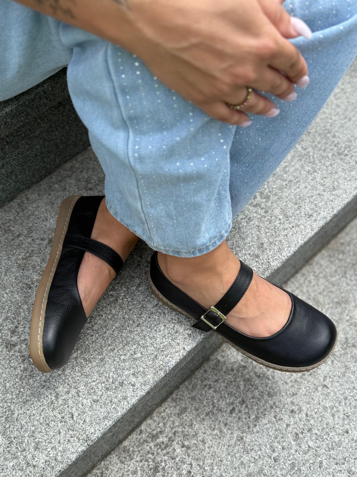 Edeo Barefoot Melody Black - Czarny - 38 EU