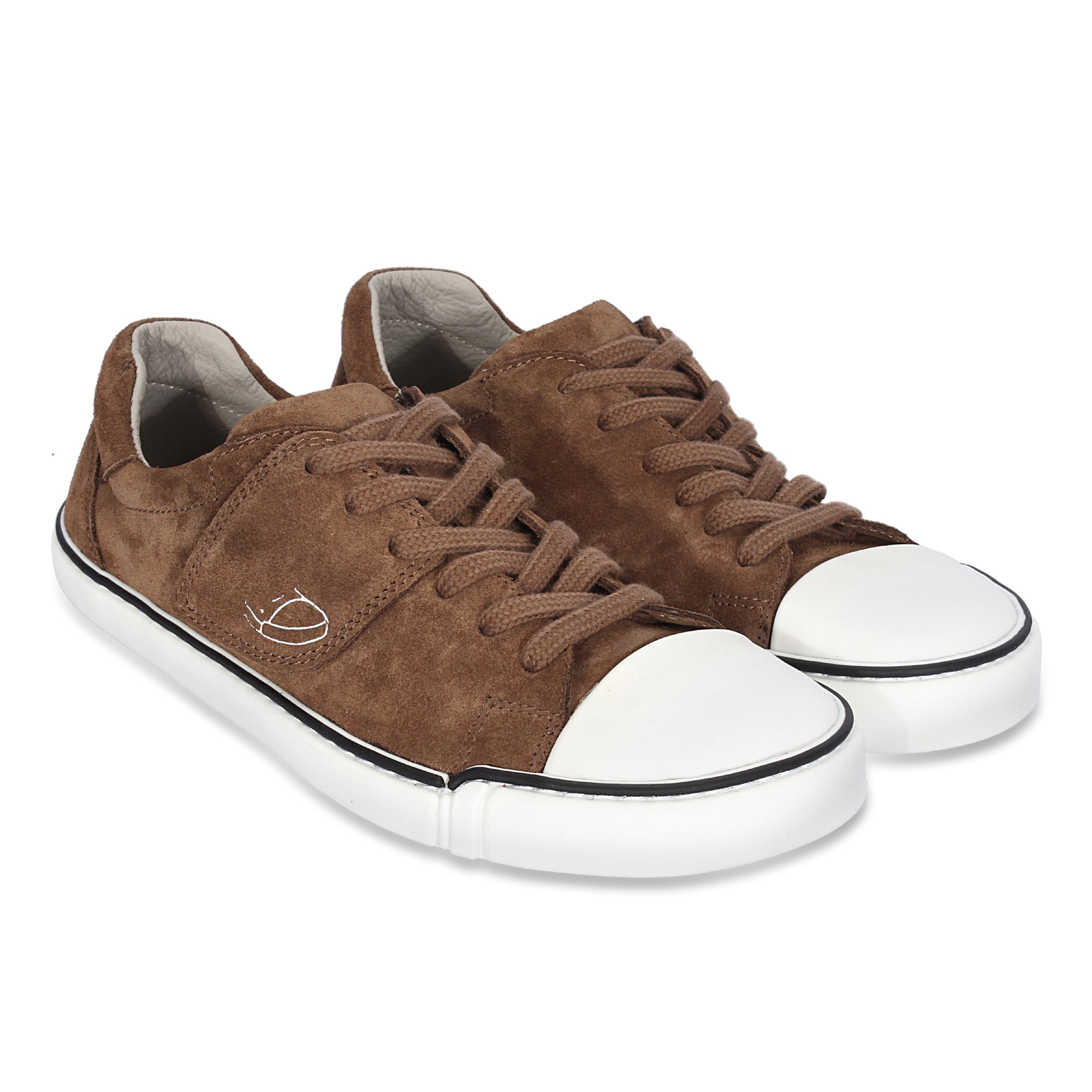 TREEPS LOW Trampki barefoot TBT/026 COGNAC SUEDE Męskie - 46 EU