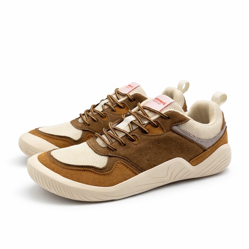 Sensori Varna 32-3671 Camel Sneakersy Barefoot - 46 EU