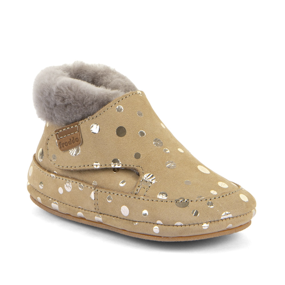 Froddo Barefoot Furry Walkers G1160003-1 Beige - Beżowy - 21 EU