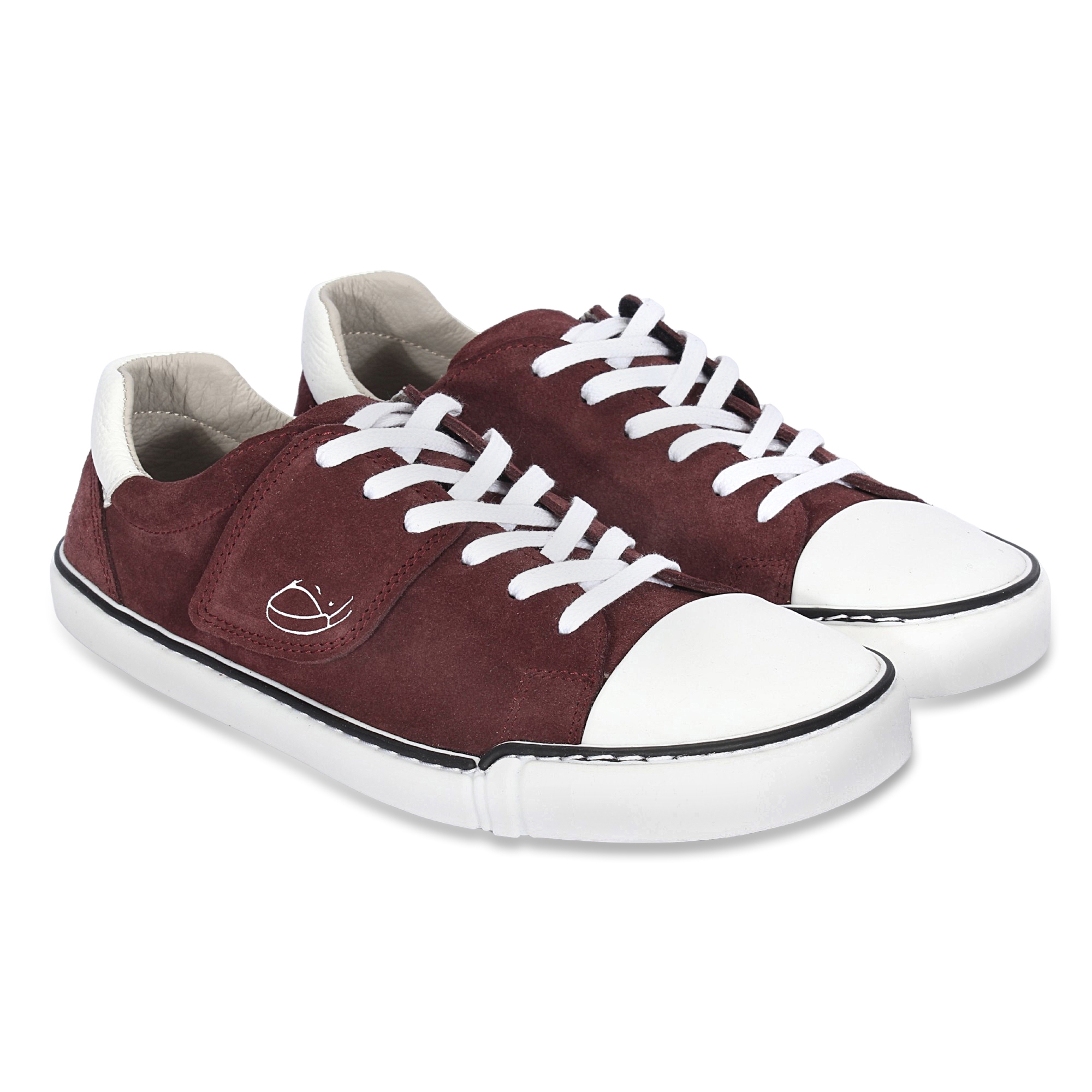 TREEPS Low Trampki barefoot TBT/032 BURGUNDY SUEDE Damskie - 39 EU