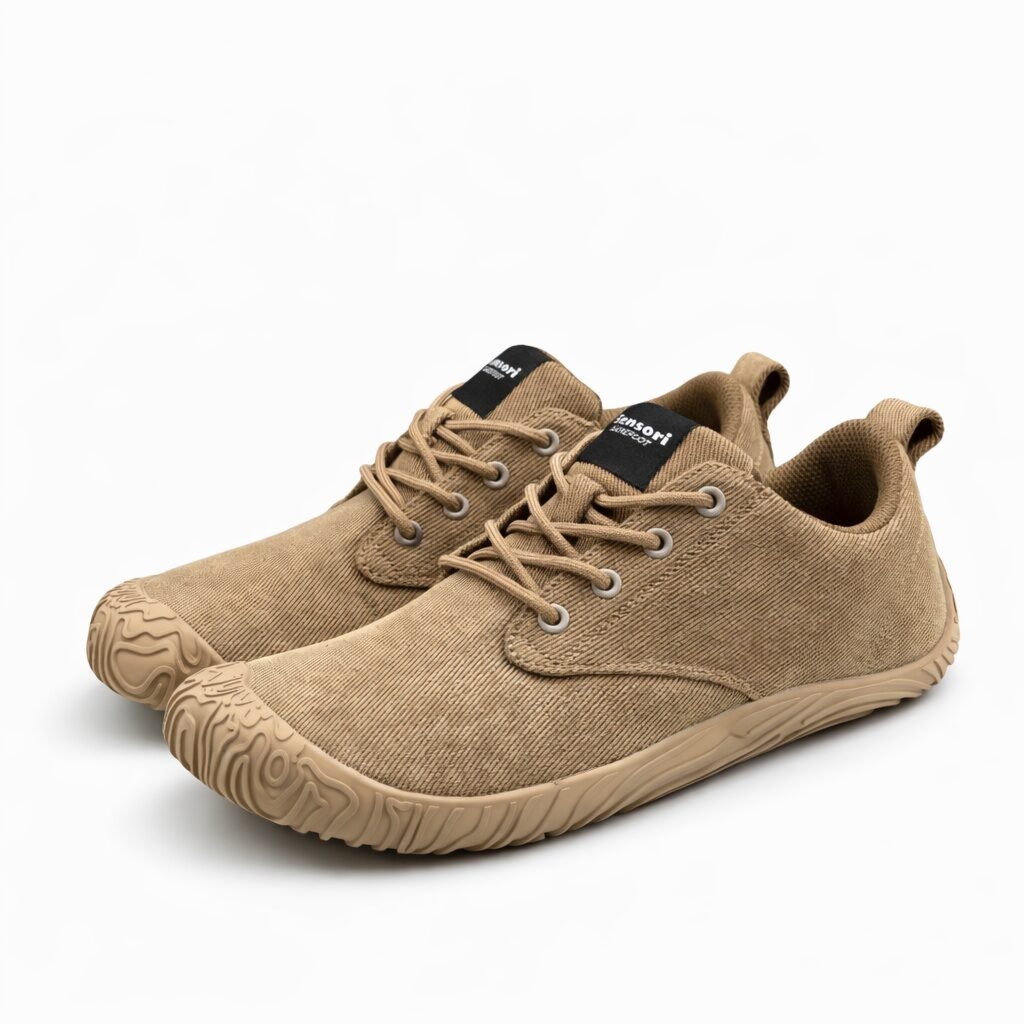 Sensori Porto 32-3672 Beige Sneakersy Barefoot - 46 EU