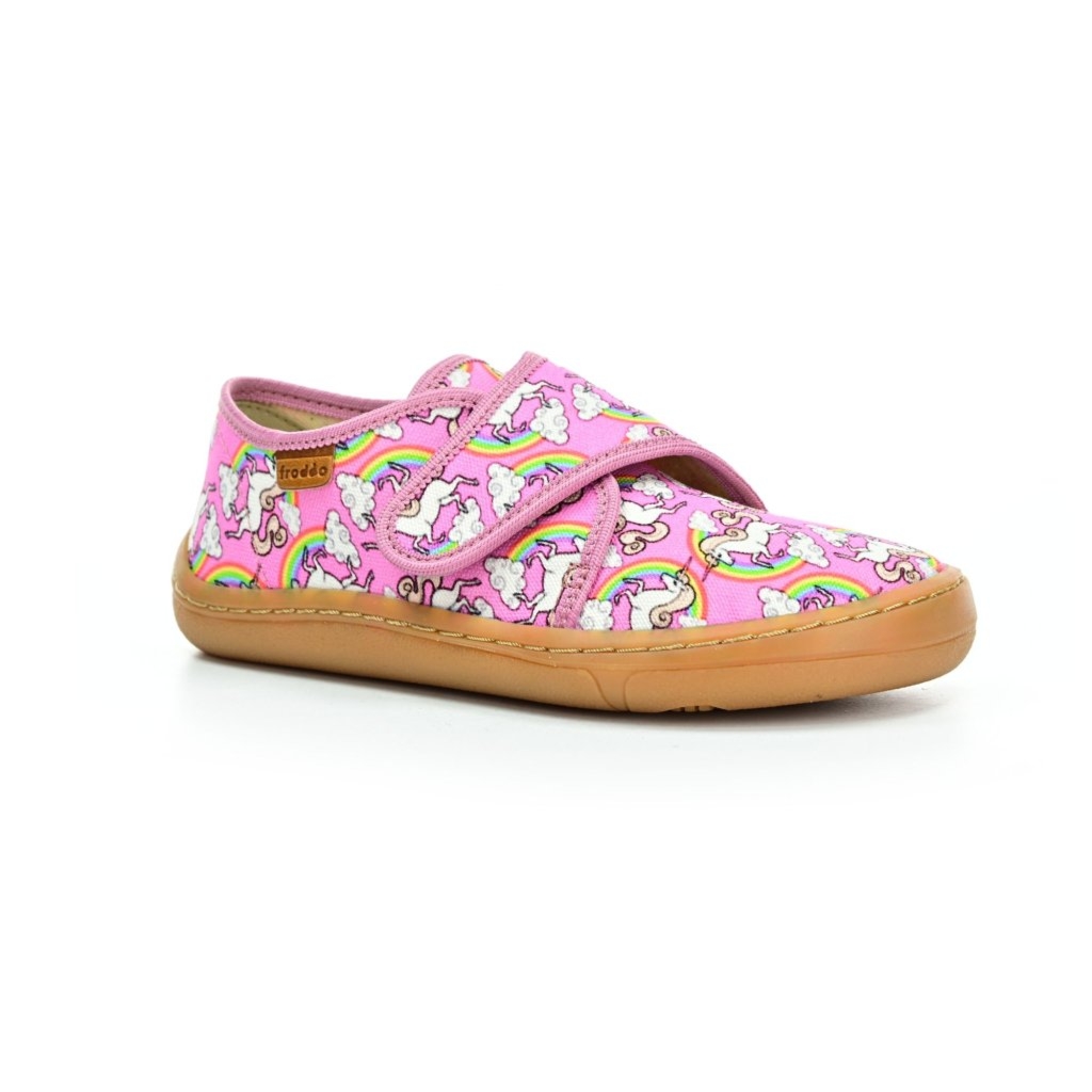 Froddo Barefoot Slippers G1700408-4 White/Pink - Różowy - 28 EU