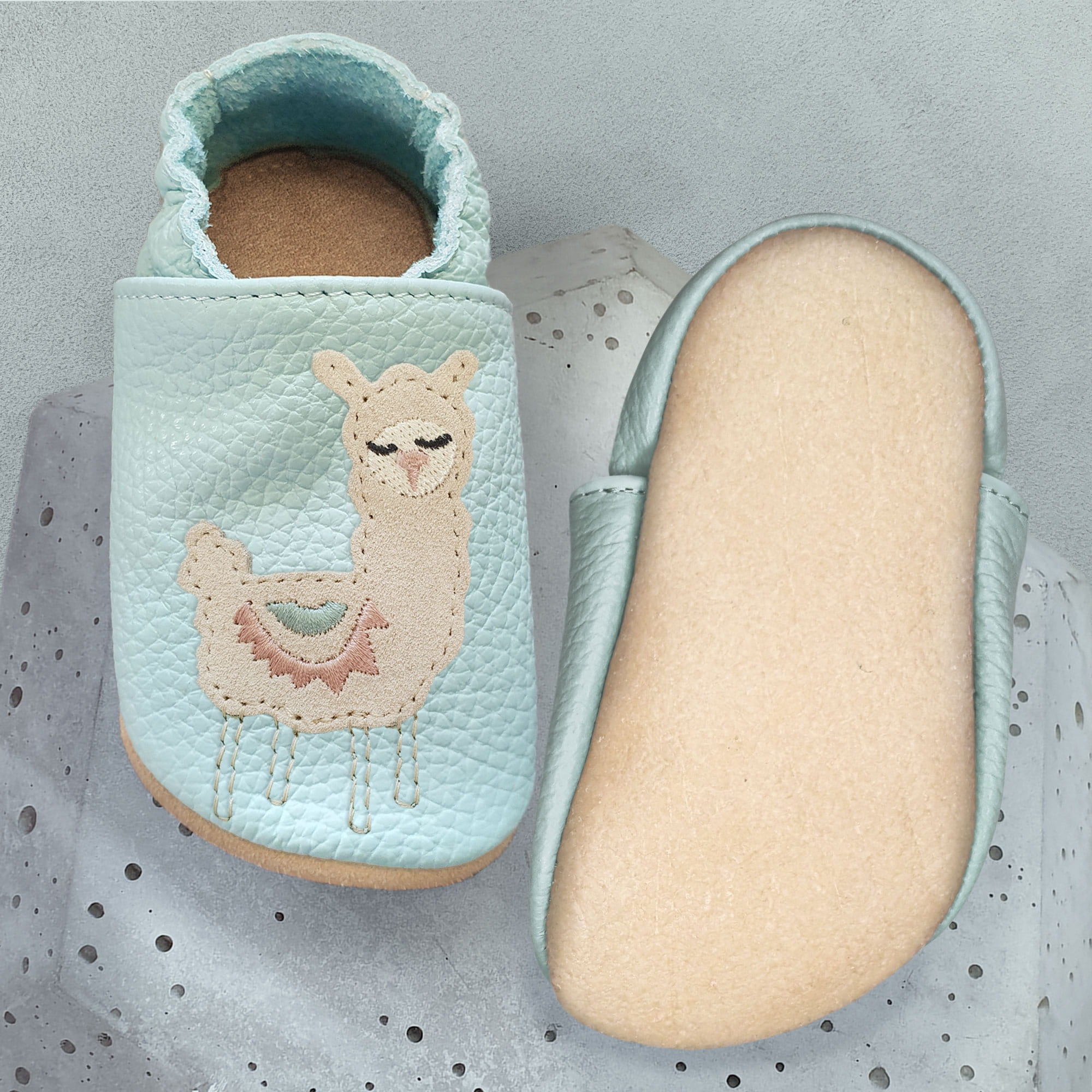 Funky Monkey Slippers Lama Mint - 24/25 EU