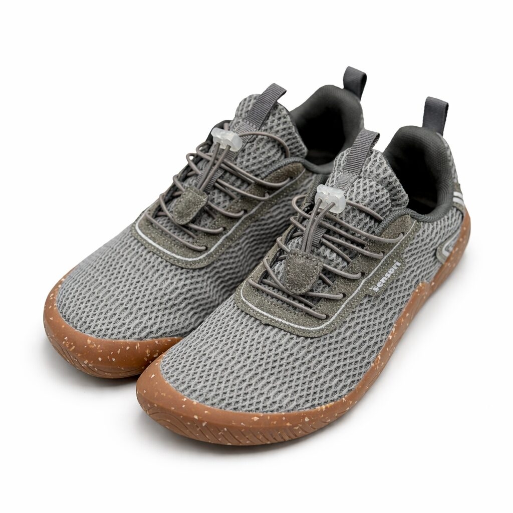 Sensori Bari 32-3434 Grey Sneakersy Barefoot - 38 EU