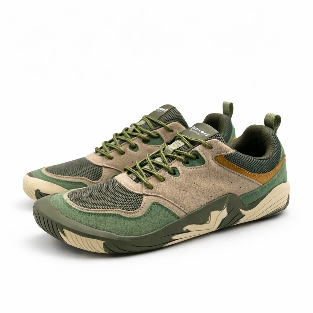 Sensori Varna 32-3671 Green Sneakersy Barefoot - 43 EU