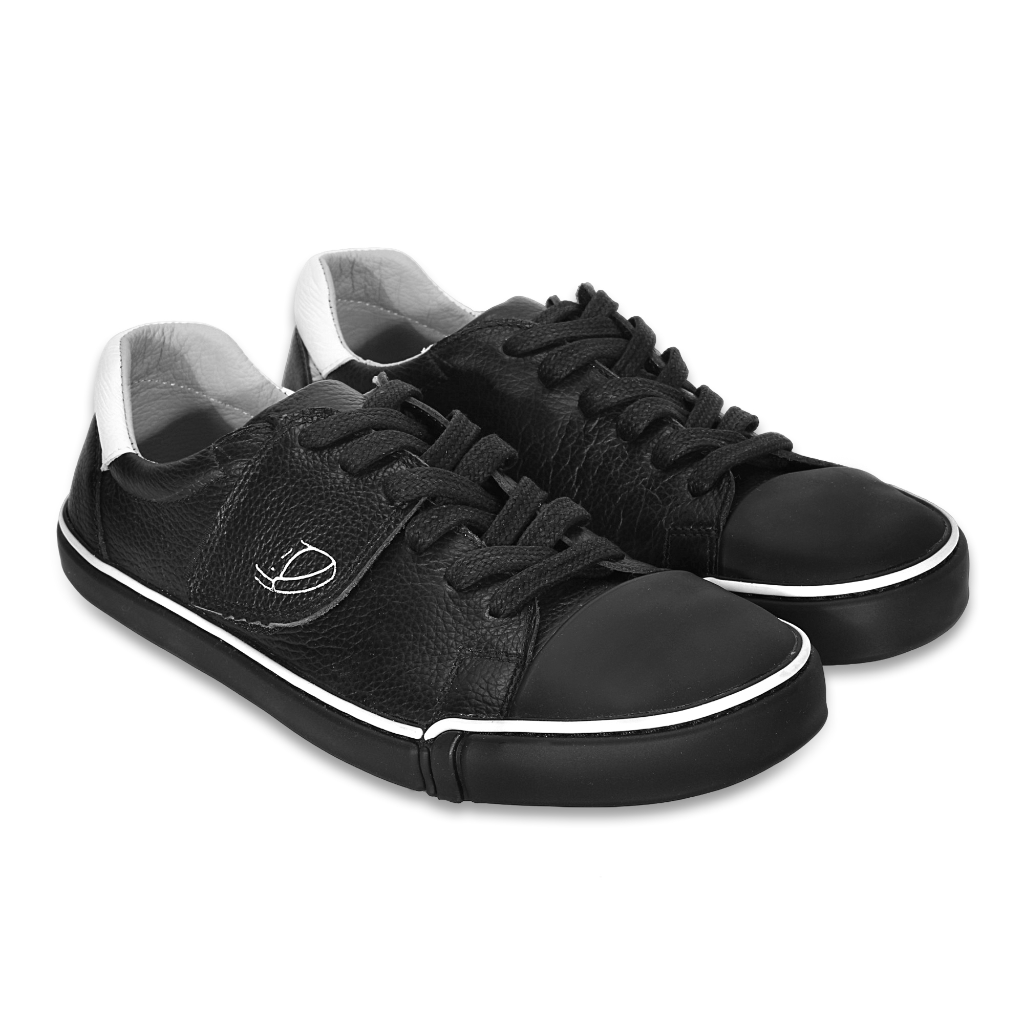 TREEPS LOW Trampki barefoot TBT/029 BLACK/WHITE Męskie - 46 EU
