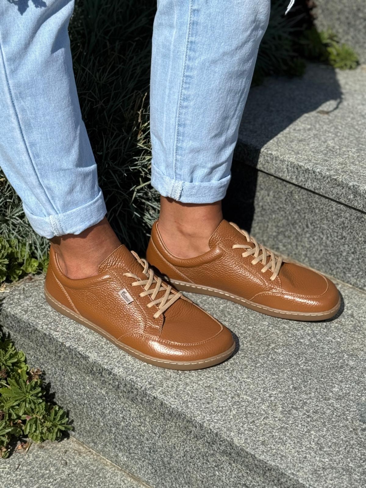 Edeo Barefoot Walker Brown-Grain - Brązowy - 41 EU