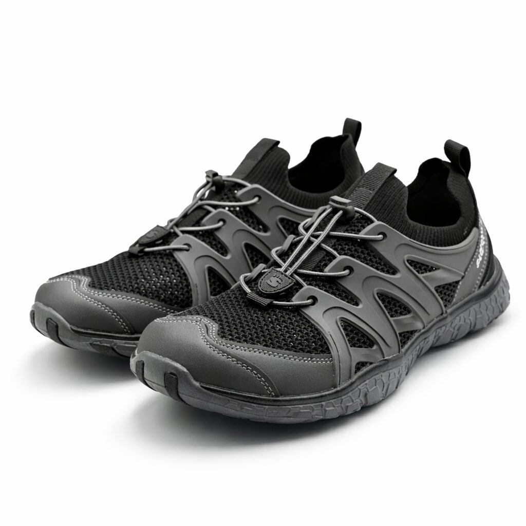 Sensori Dakar 32-3754 Gray/Black Sneakersy Barefoot - 45 EU