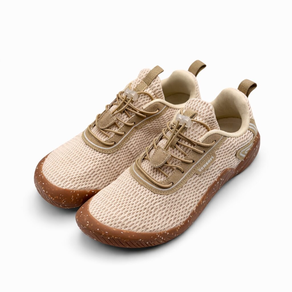 Sensori Bari 32-3434 Beige Sneakersy Barefoot - 39 EU