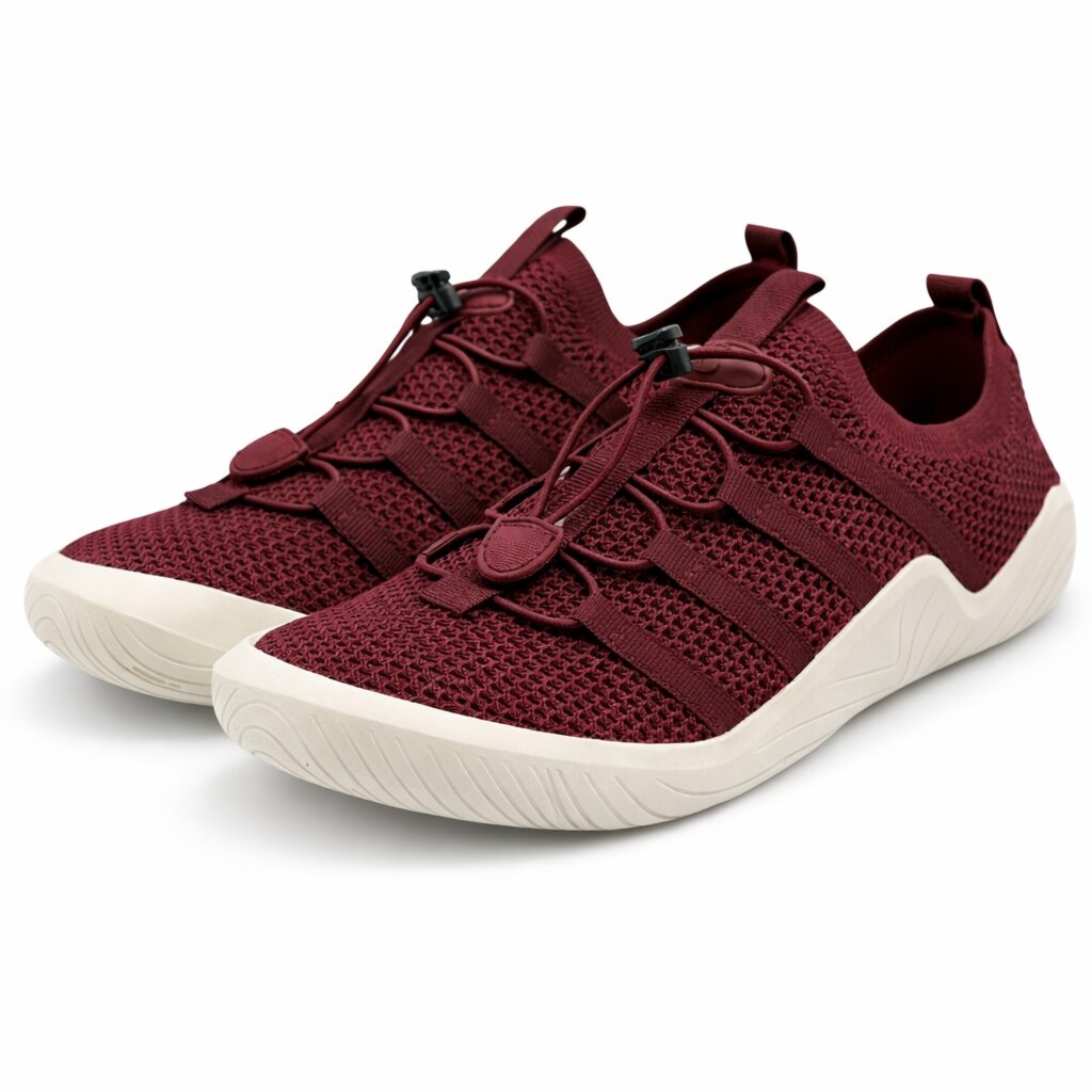 Sensori Corfu 32-3454 Burgundy Sneakersy Barefoot - 44 EU