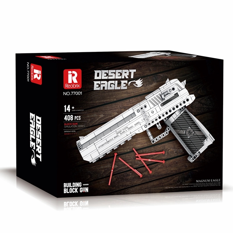 Klocki REOBRIX 77001 Pistolet Desert Eagle (408 elementów)