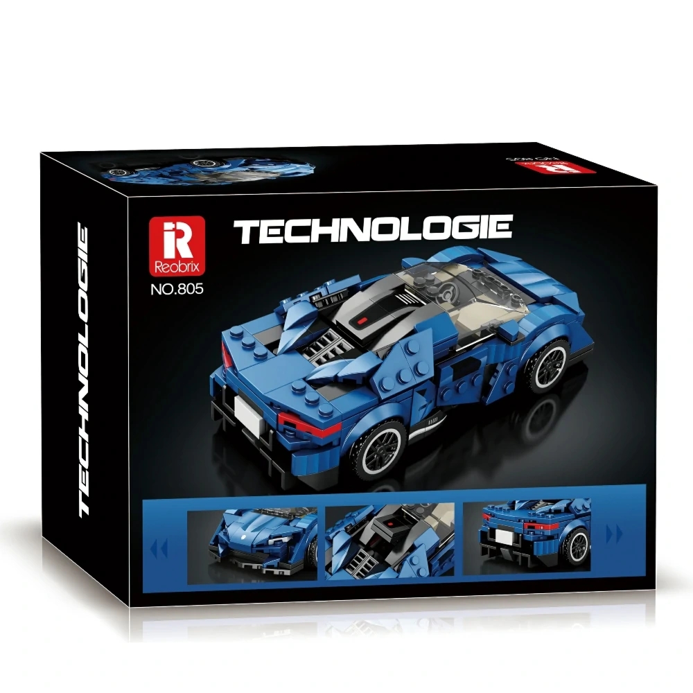Klocki REOBRIX 805 Samochód sportowy Agera Blue (298 elementów)
