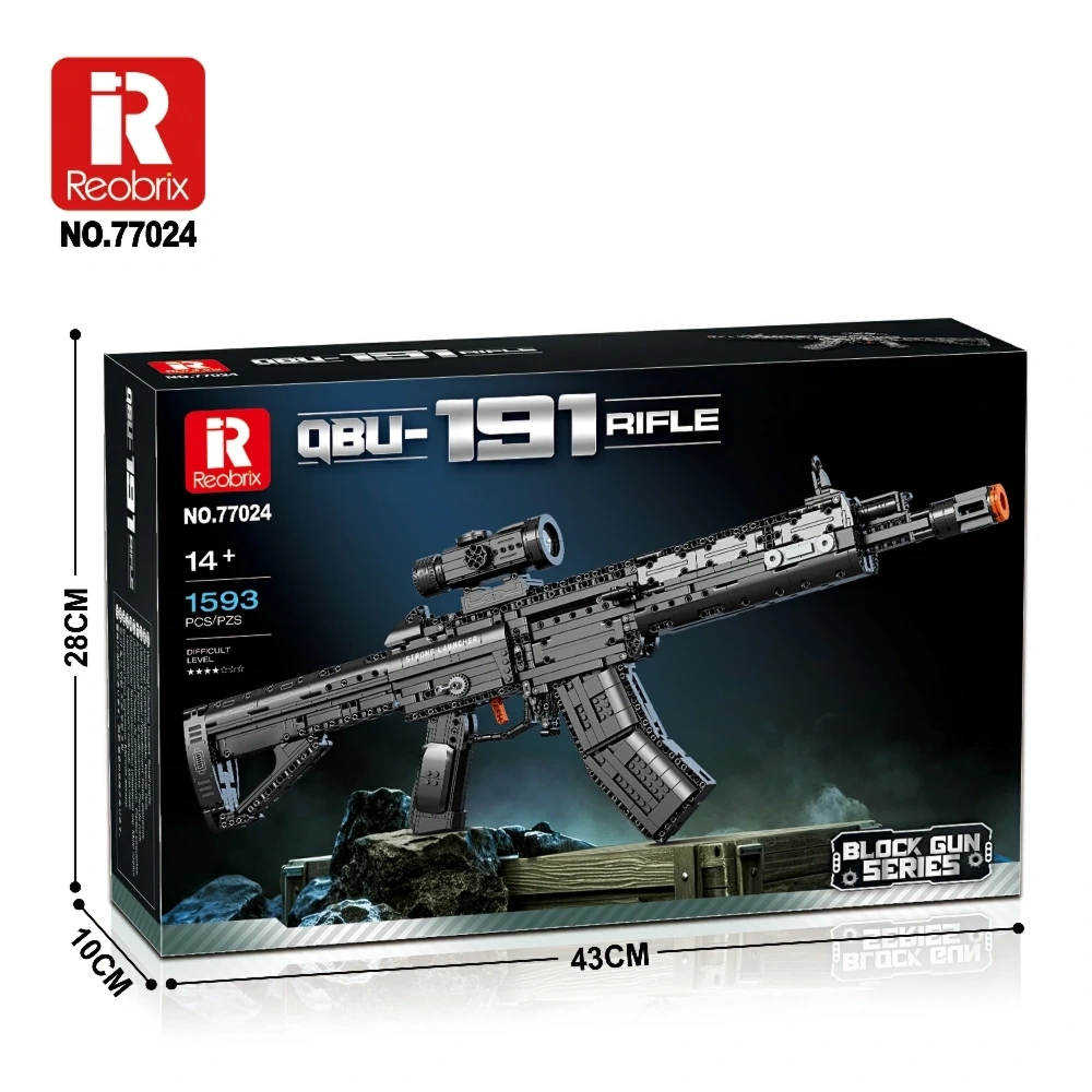 Klocki REOBRIX 77024 Karabin QBU-191 (1593 elementy)
