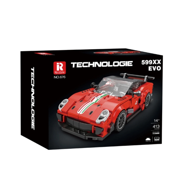 Klocki REOBRIX 676 Samochód sportowy 599XX EVO (413 elementów)