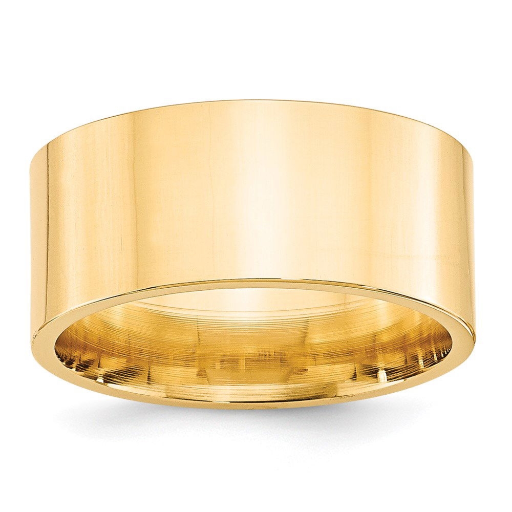 Obrączka Ślubna Standard Flat Comfort Fit 10 mm 585 Żółte Złoto (14K)