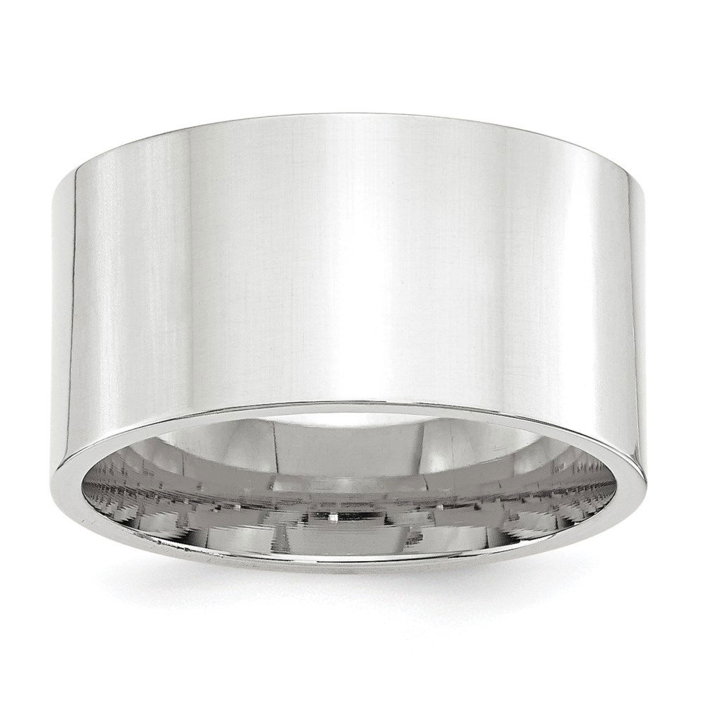 Obrączka Ślubna Standard Flat Comfort Fit 12 mm 585 Białe Złoto (14K)