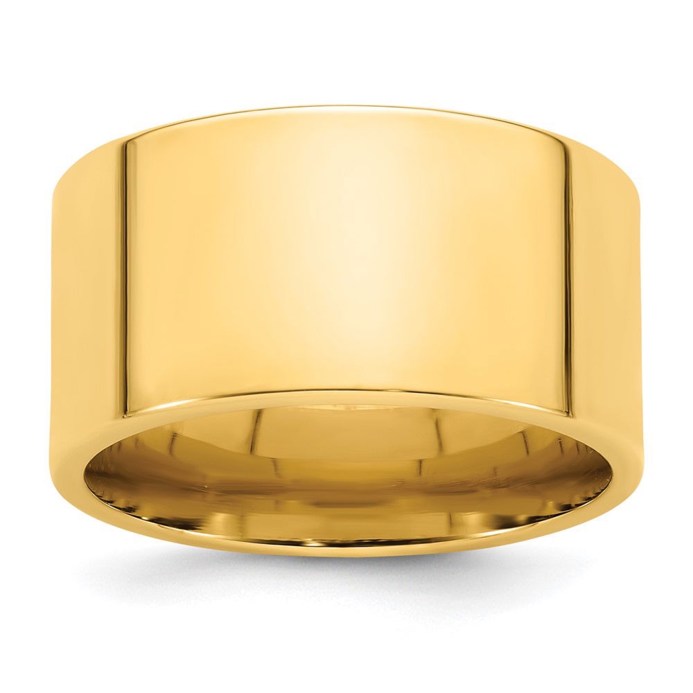 Obrączka Ślubna Standard Flat Comfort Fit 12 mm 585 Żółte Złoto (14K)