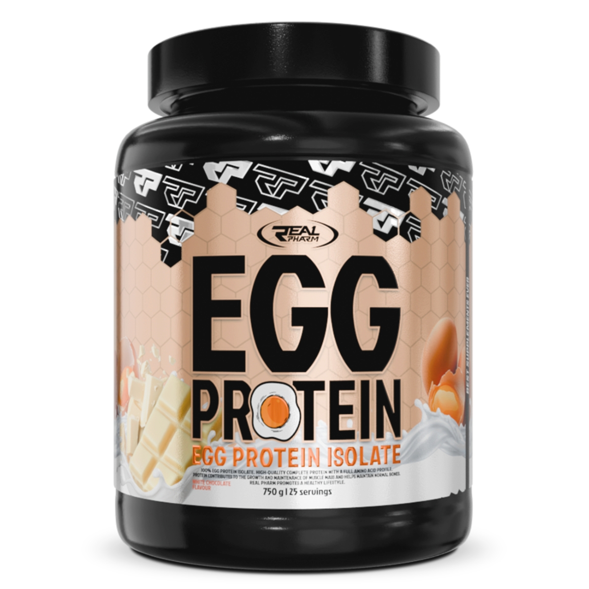 Egg Protein białko jaja biała czekolada 750 g