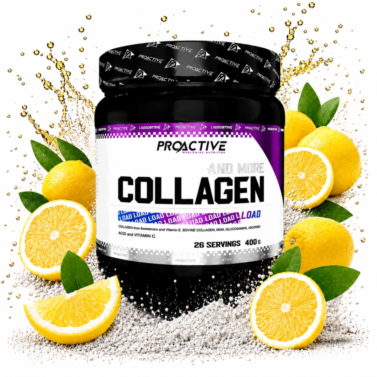 Collagen LOAD cytrynowy 400 g