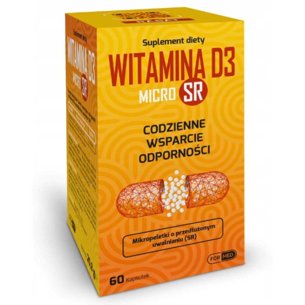 Bicaps Witamina D3 Micro SR 60 kapsułek