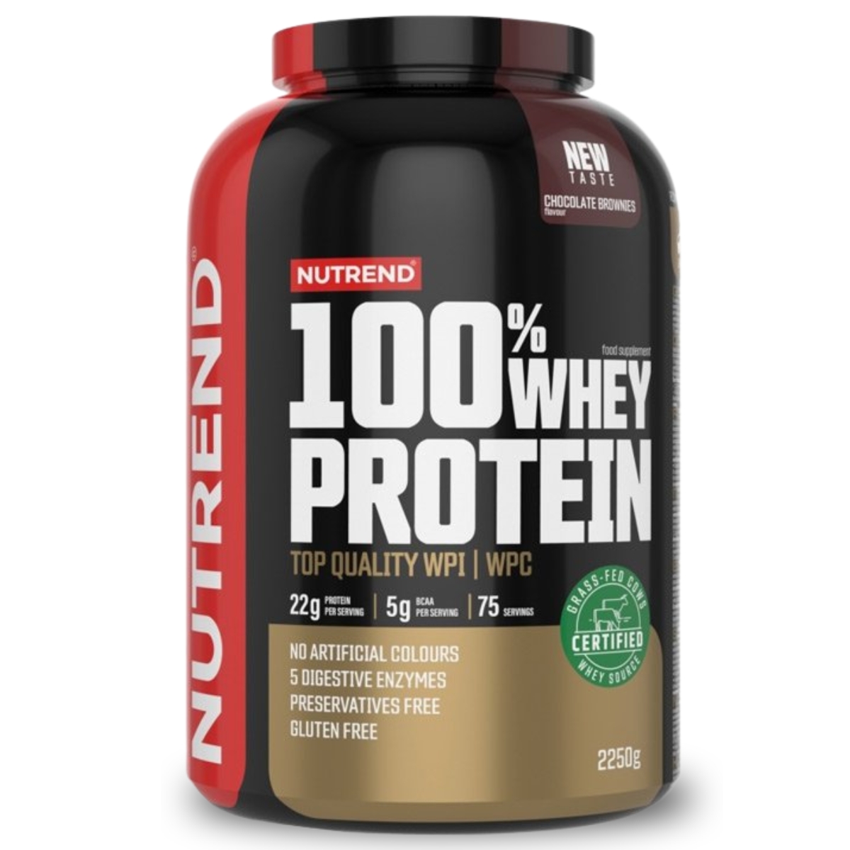 Whey Protein 2250 g chocolate cocoa