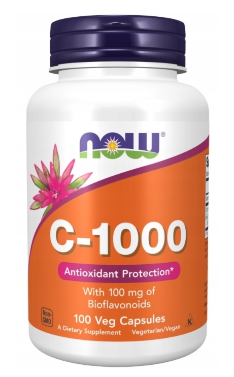 C-1000 + 100 mg Bioflavonoids 100 kapsułek