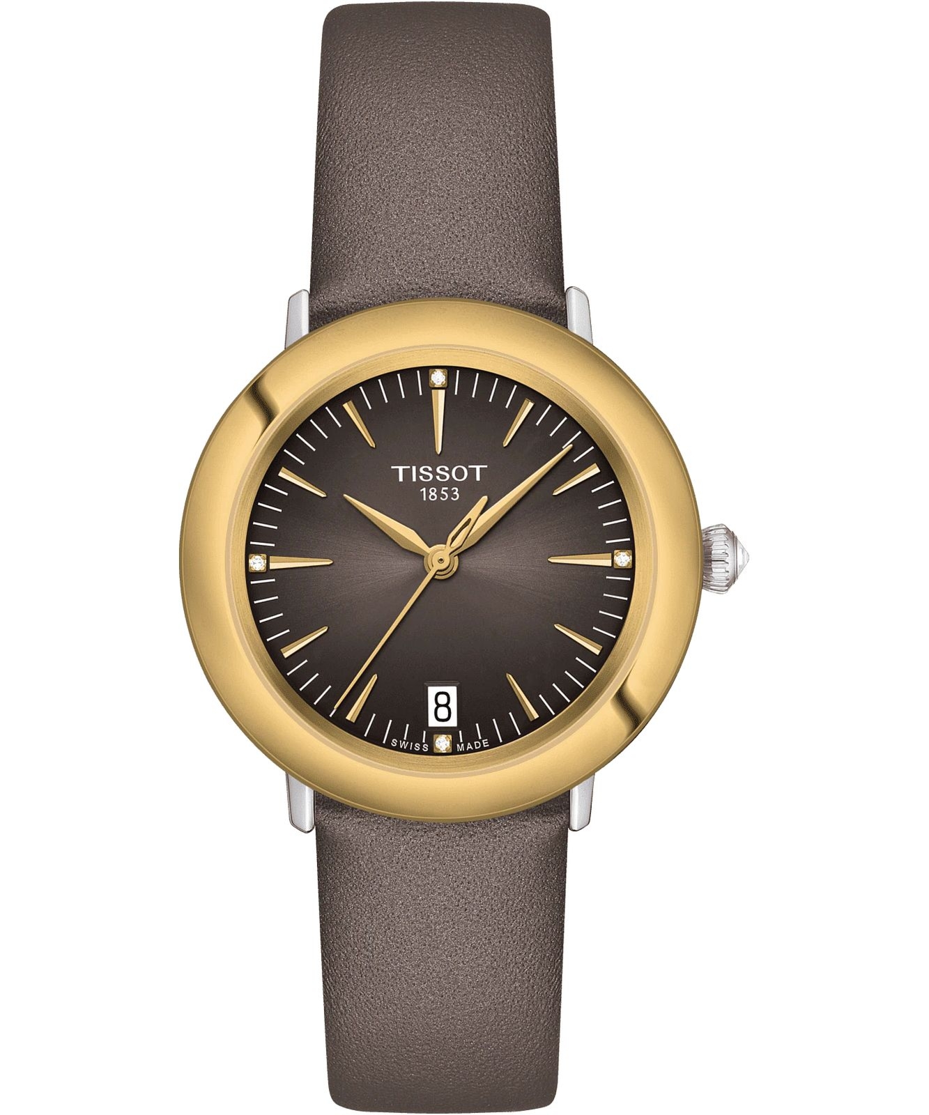 Zegarek damski Tissot Glendora 18K Gold Diamonds T929.210.46.066.00 (T9292104606600)