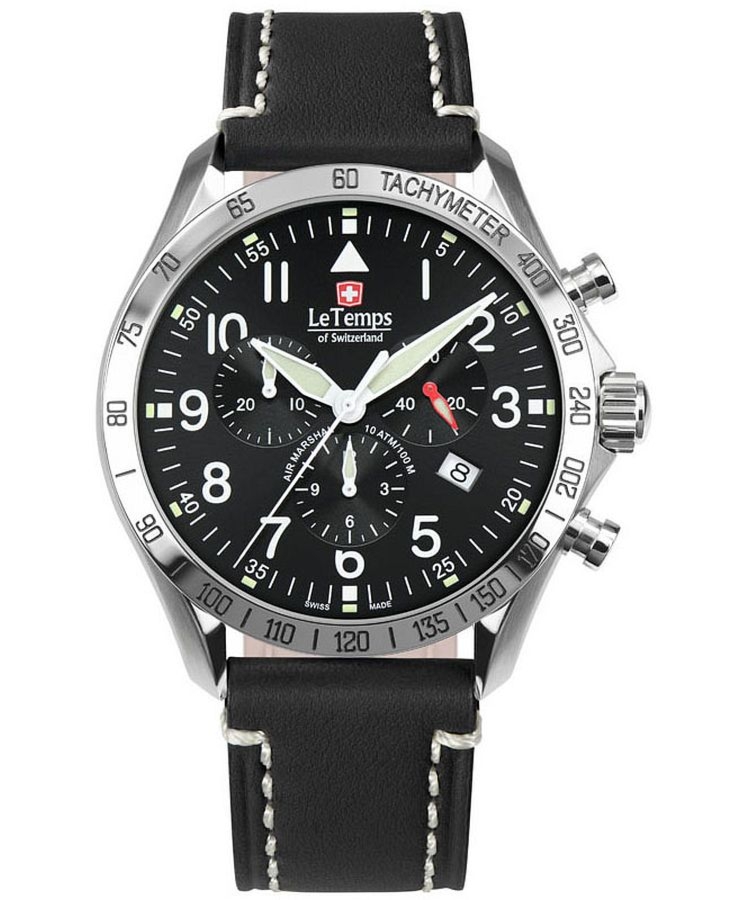 Zegarek męski Le Temps Air Marshal Chronograph LT1041.01BL15