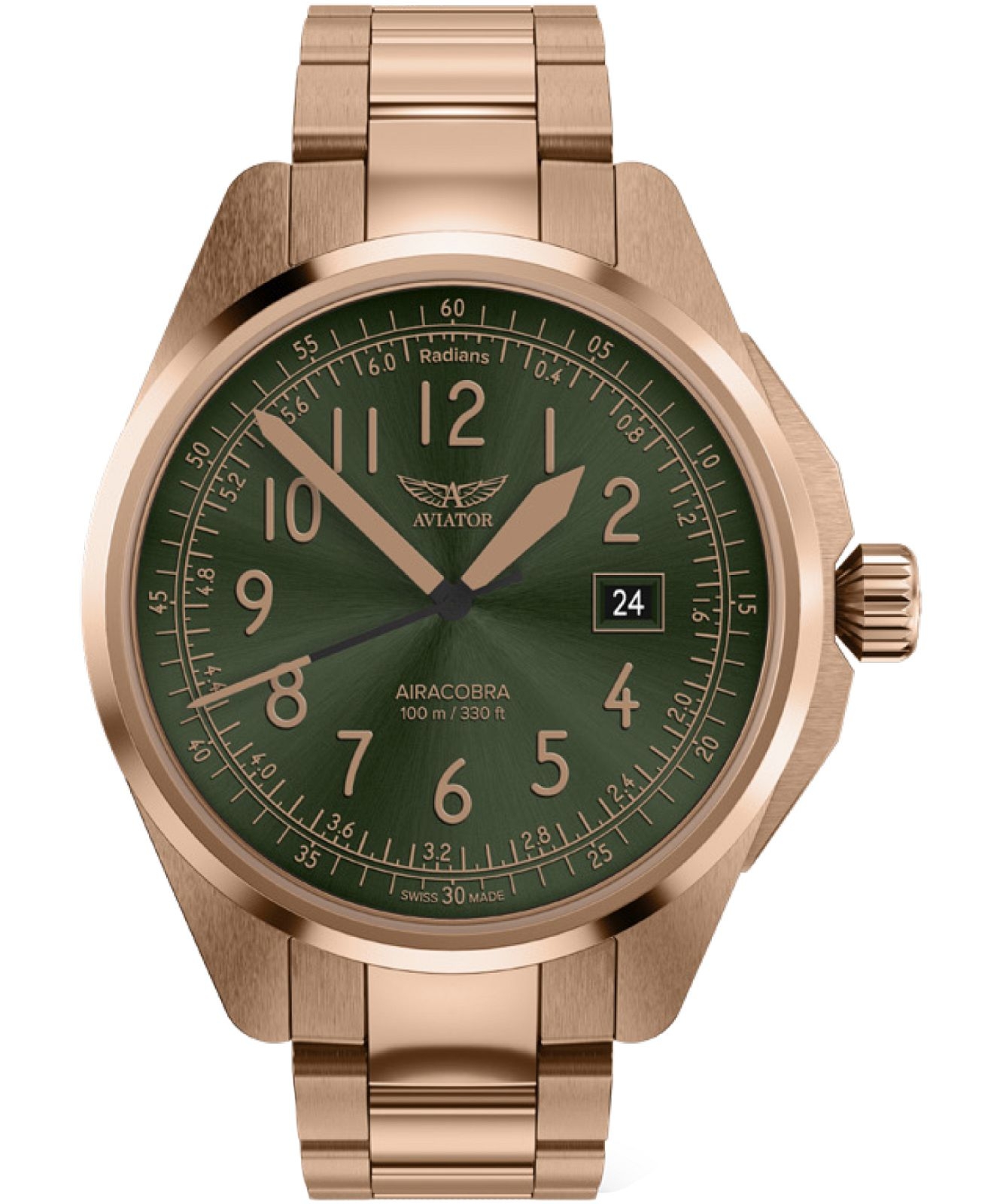 Zegarek męski Aviator Airacobra 43 Type B V.1.38.2.329.5