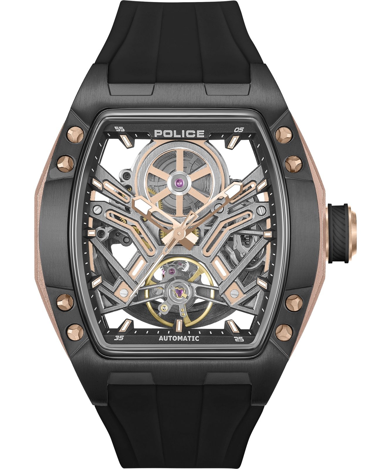 Zegarek męski Police Tampa Skeleton Automatic PEWGR0082104