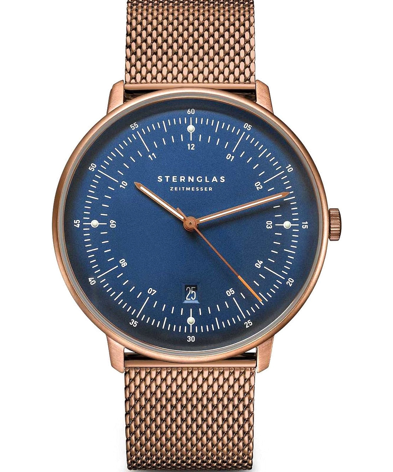 Zegarek męski Sternglas Hamburg Dark Blue S01-HH27-MI11