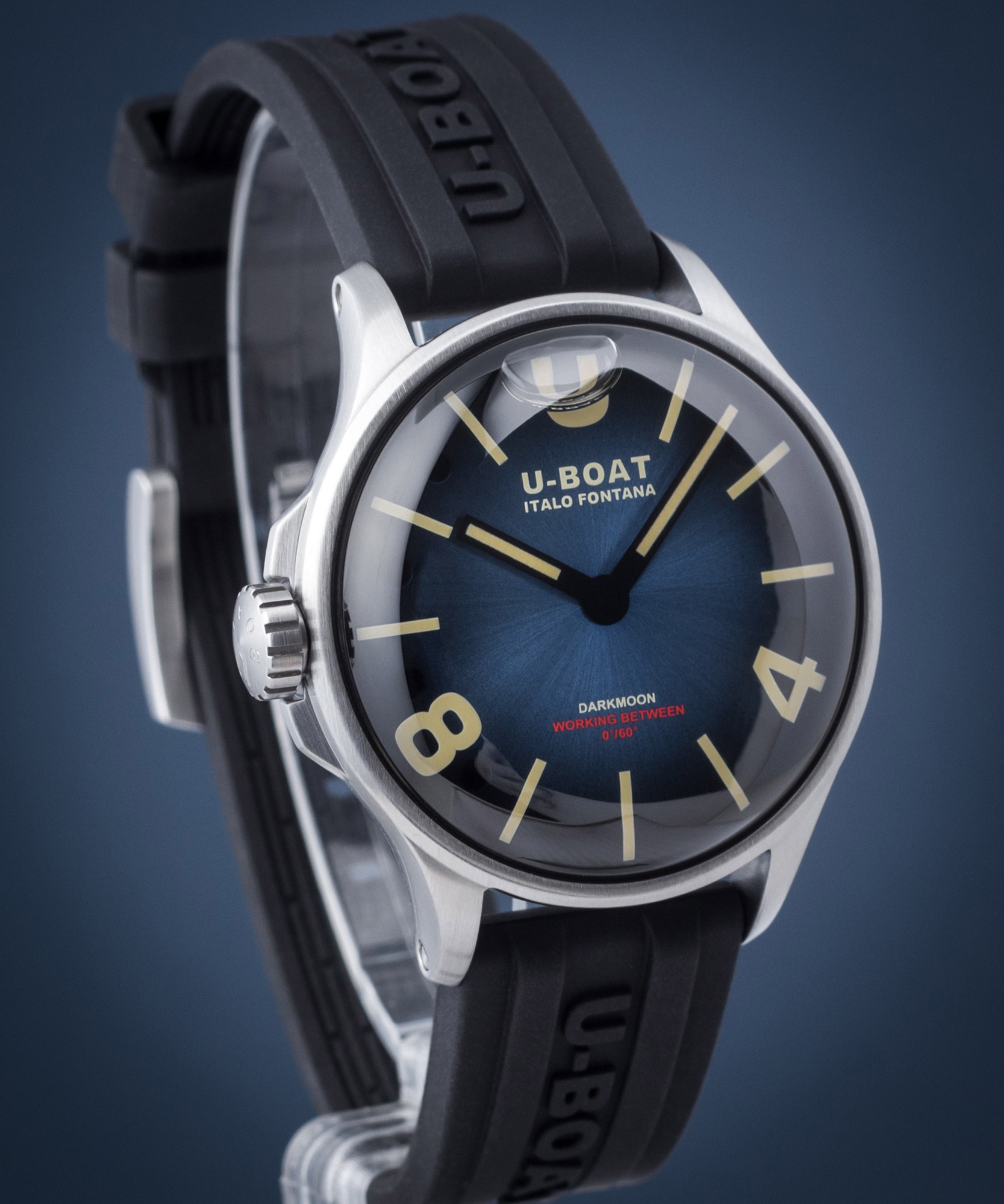 Zegarek męski U-BOAT Darkmoon Blue Soleil SS 9021/C (9021)