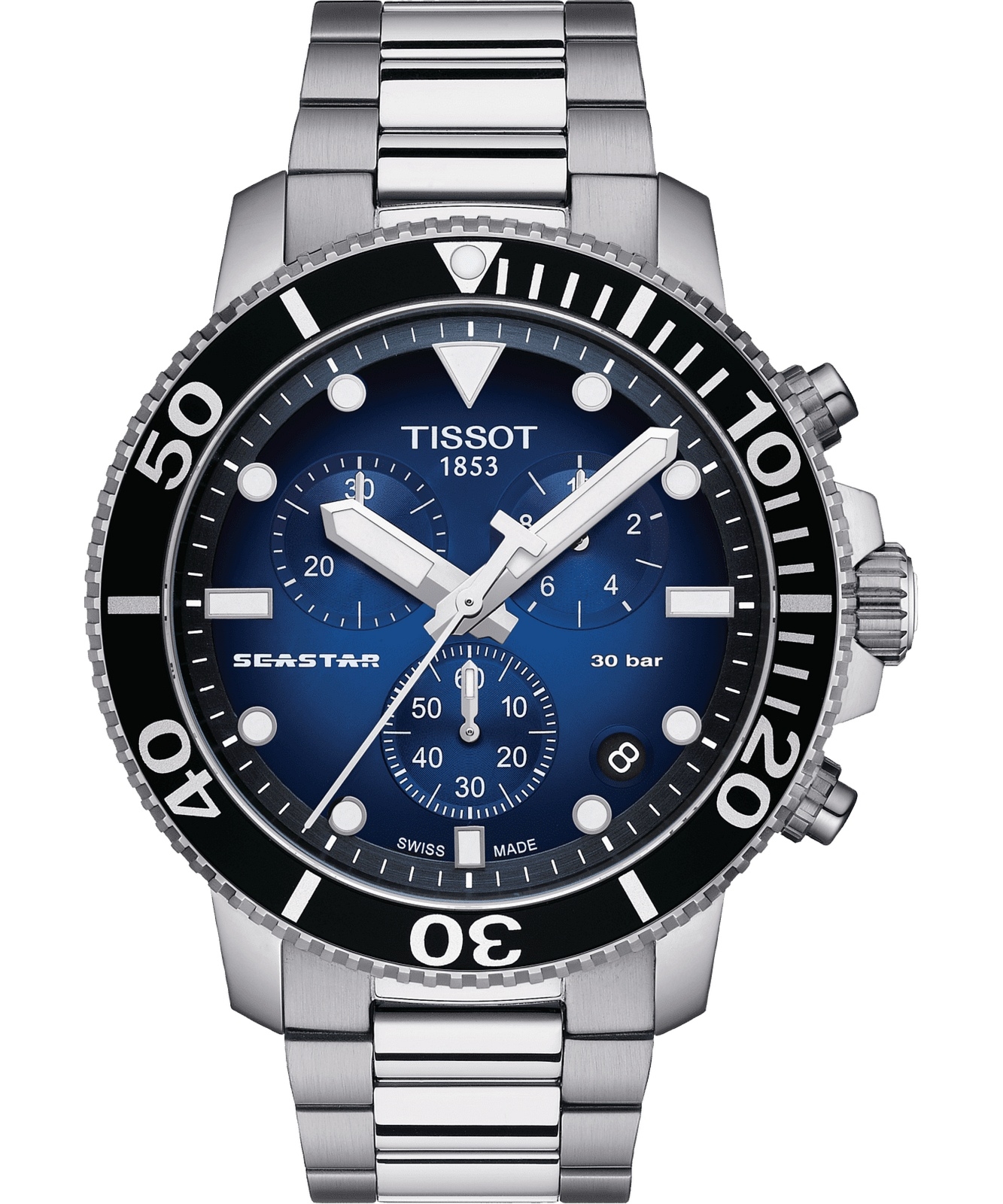 Zegarek męski Tissot Seastar 1000 Chronograph T120.417.11.041.01 (T1204171104101)