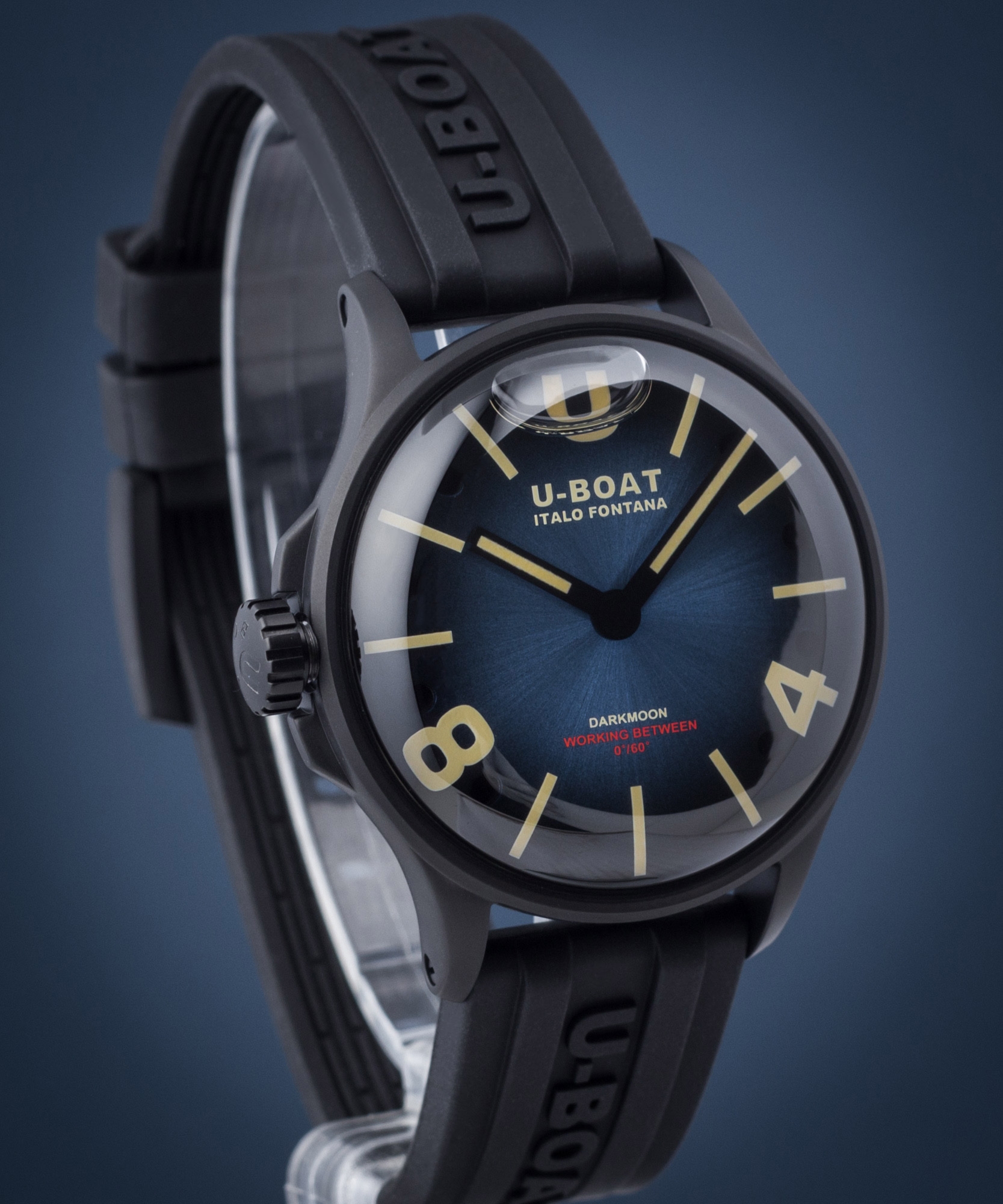 Zegarek męski U-BOAT Darkmoon Blue Soleil IBP 9020/C (9020/B, 9020)