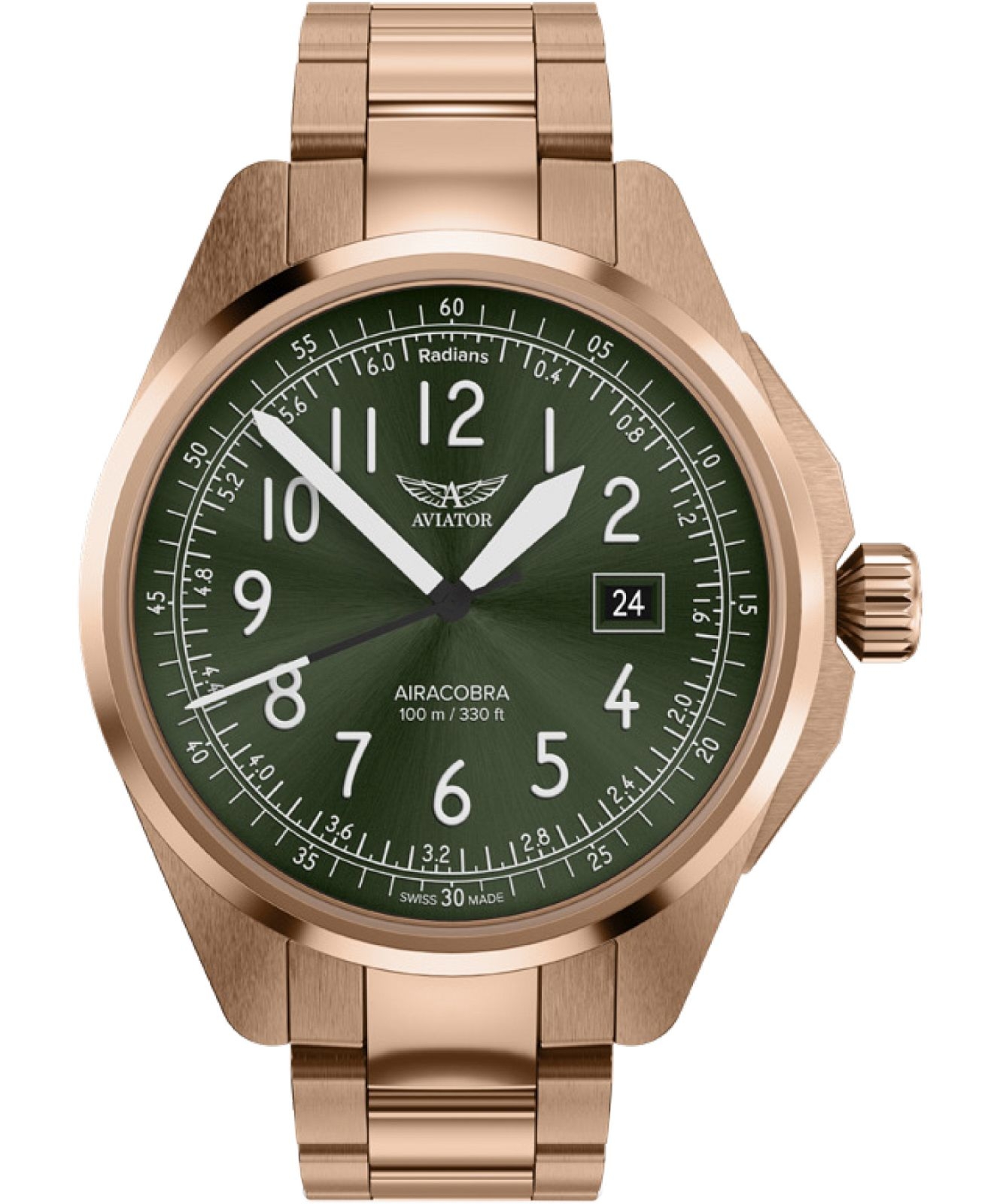 Zegarek męski Aviator Airacobra 43 Type B V.1.38.2.324.5