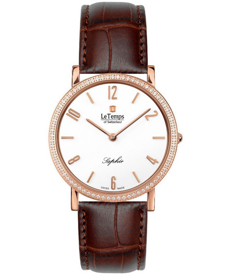 Zegarek damski Le Temps Zafira Slim Swarovski LT1086.51BL52