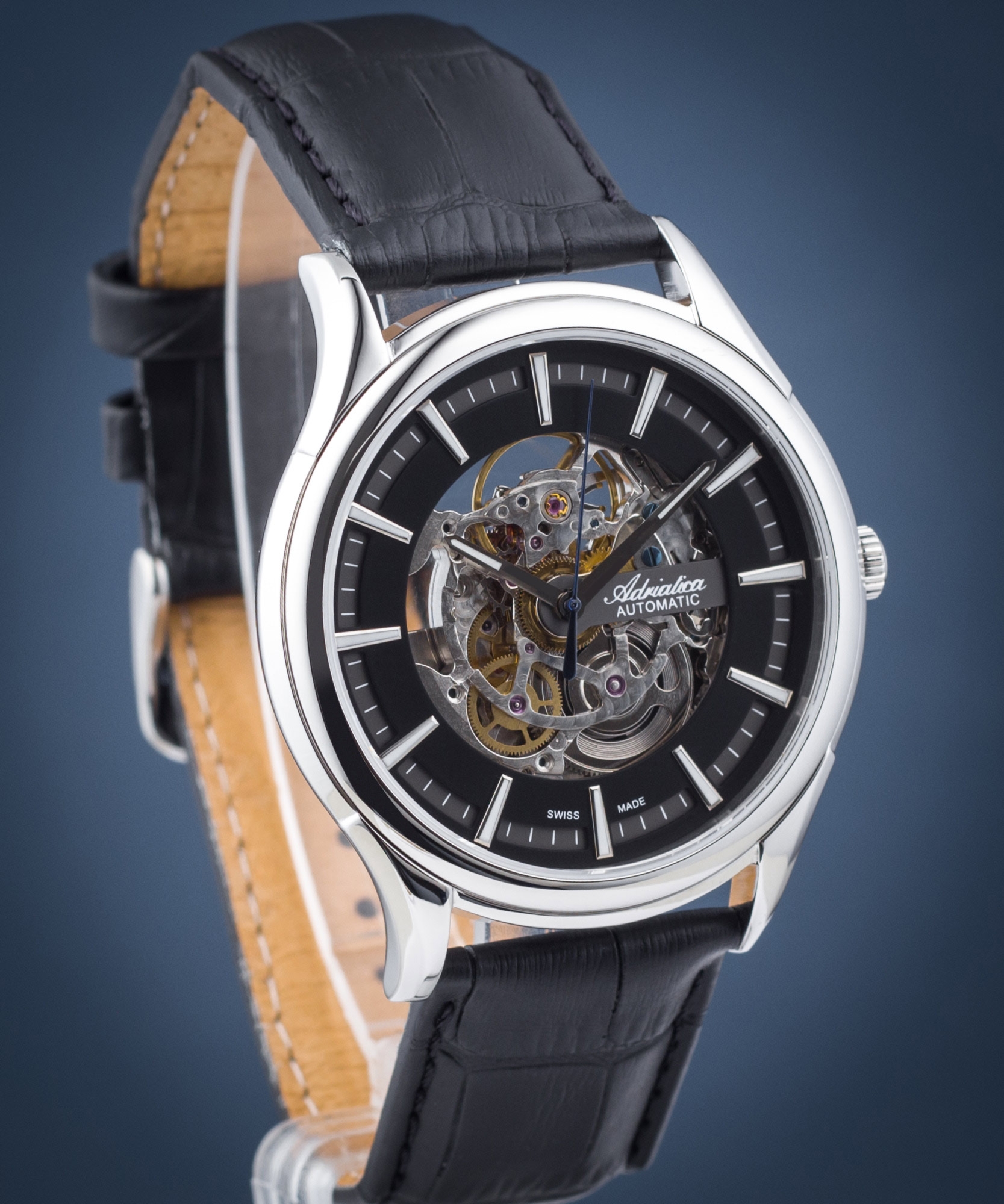 Zegarek męski Adriatica Skeleton Automatic A8328.5214GAS