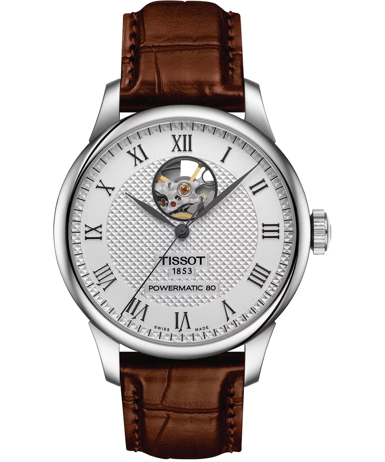 Zegarek męski Tissot Le Locle Powermatic 80 Open Heart T006.407.16.033.01 (T0064071603301)
