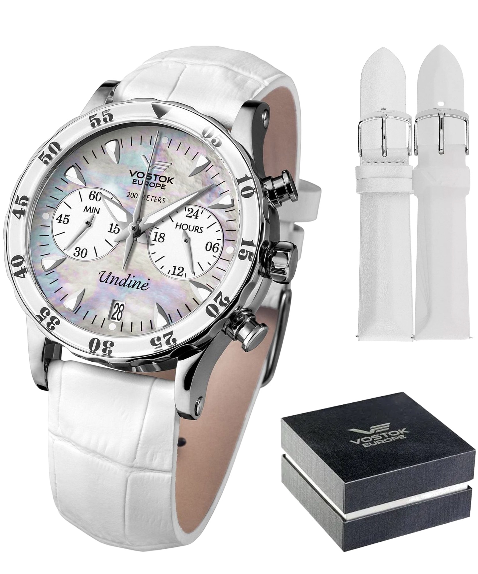 Zegarek damski Vostok Europe Undine Chronograph Limited Edition VK64-515A671