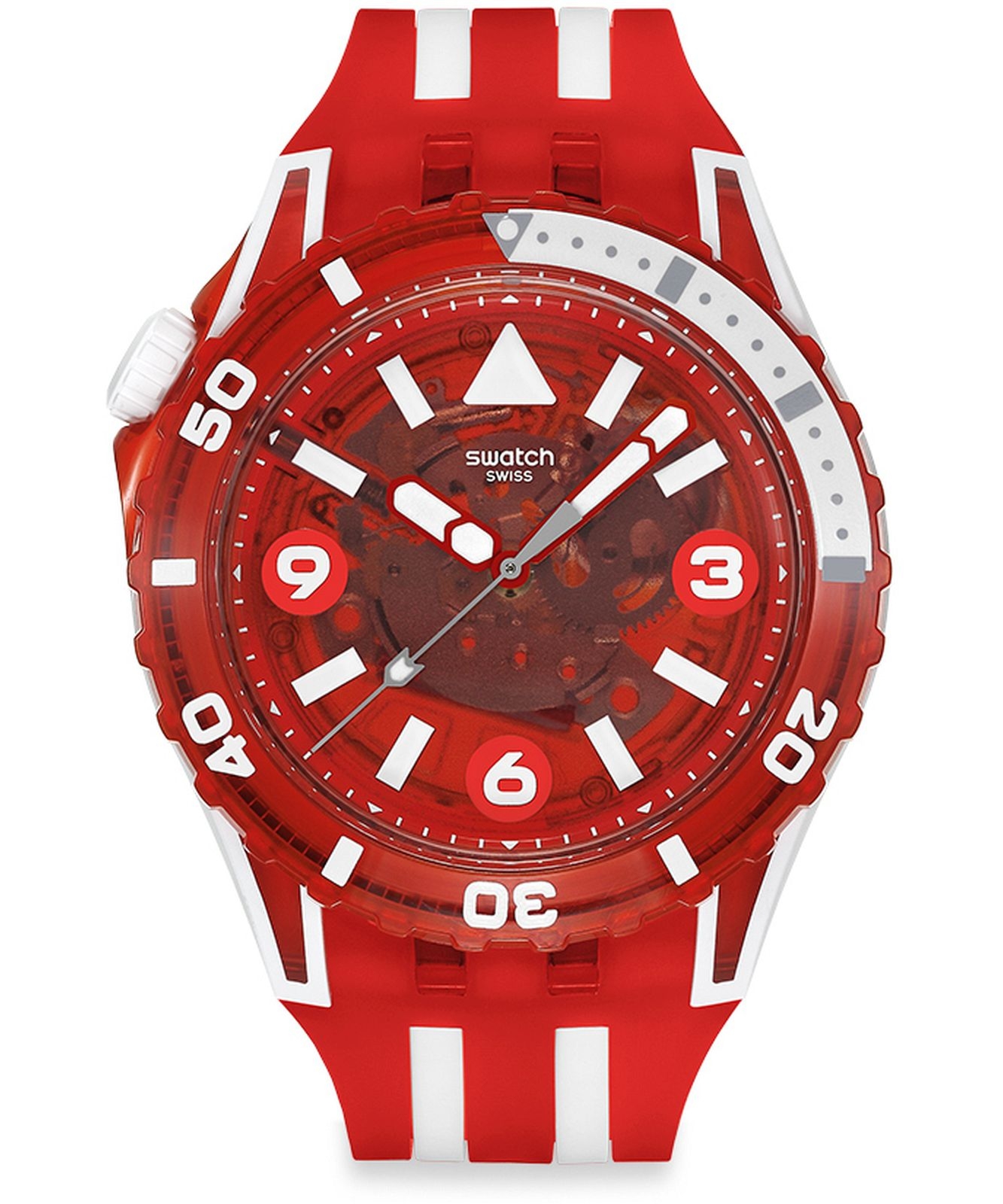 Zegarek Swatch Scubaqua Lion's Mane Skeleton SSCU09R100