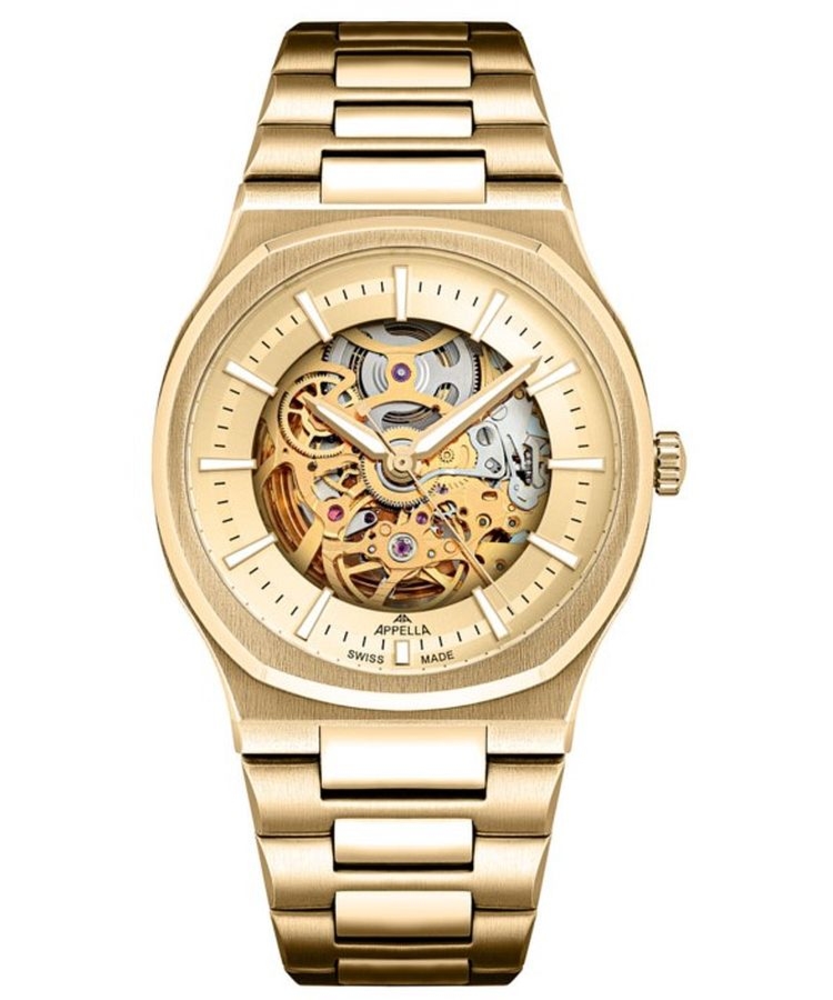 Zegarek męski Appella Classic Skeleton Automatic L12006.1111AS