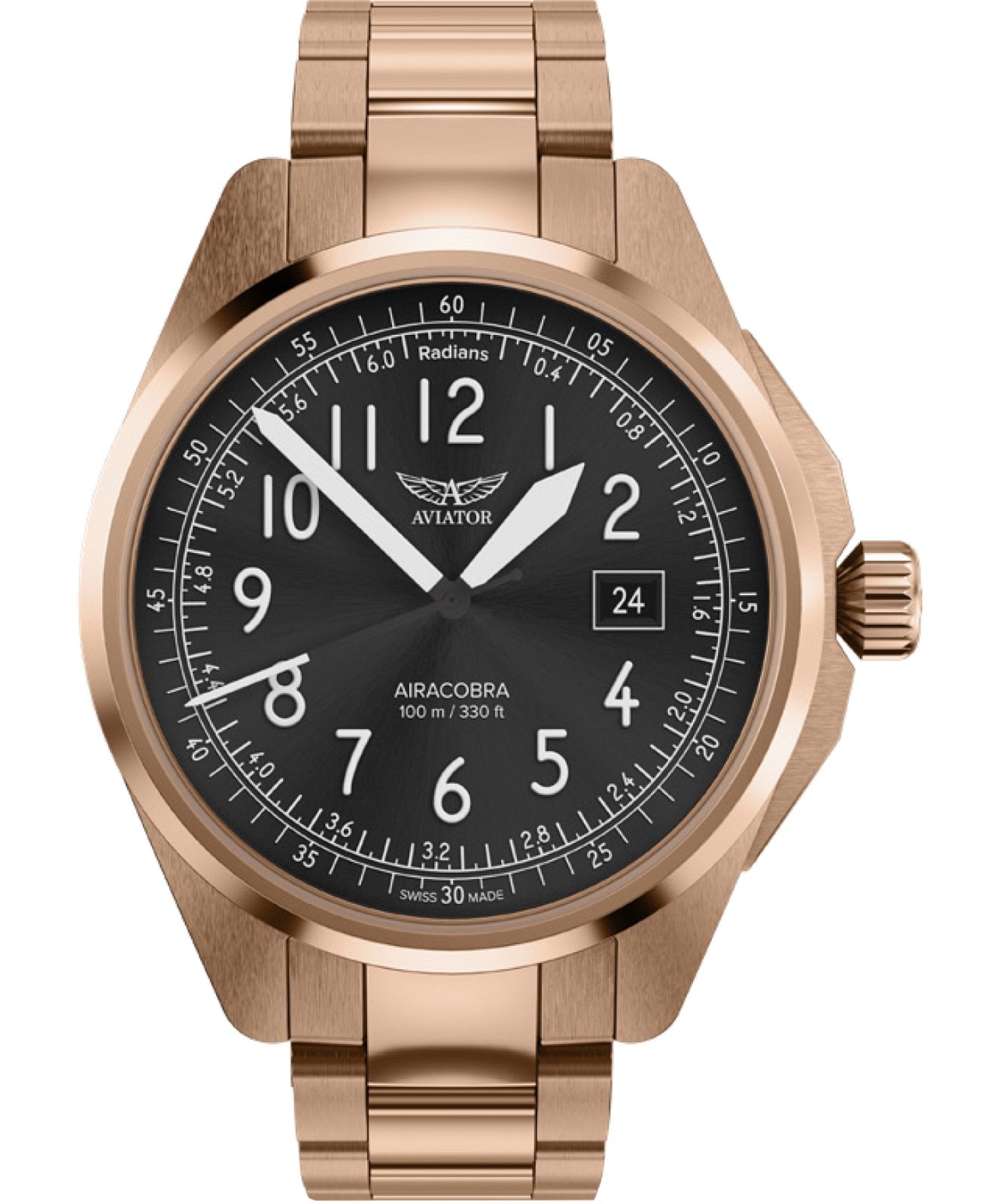Zegarek męski Aviator Airacobra 43 Type B V.1.38.2.322.5
