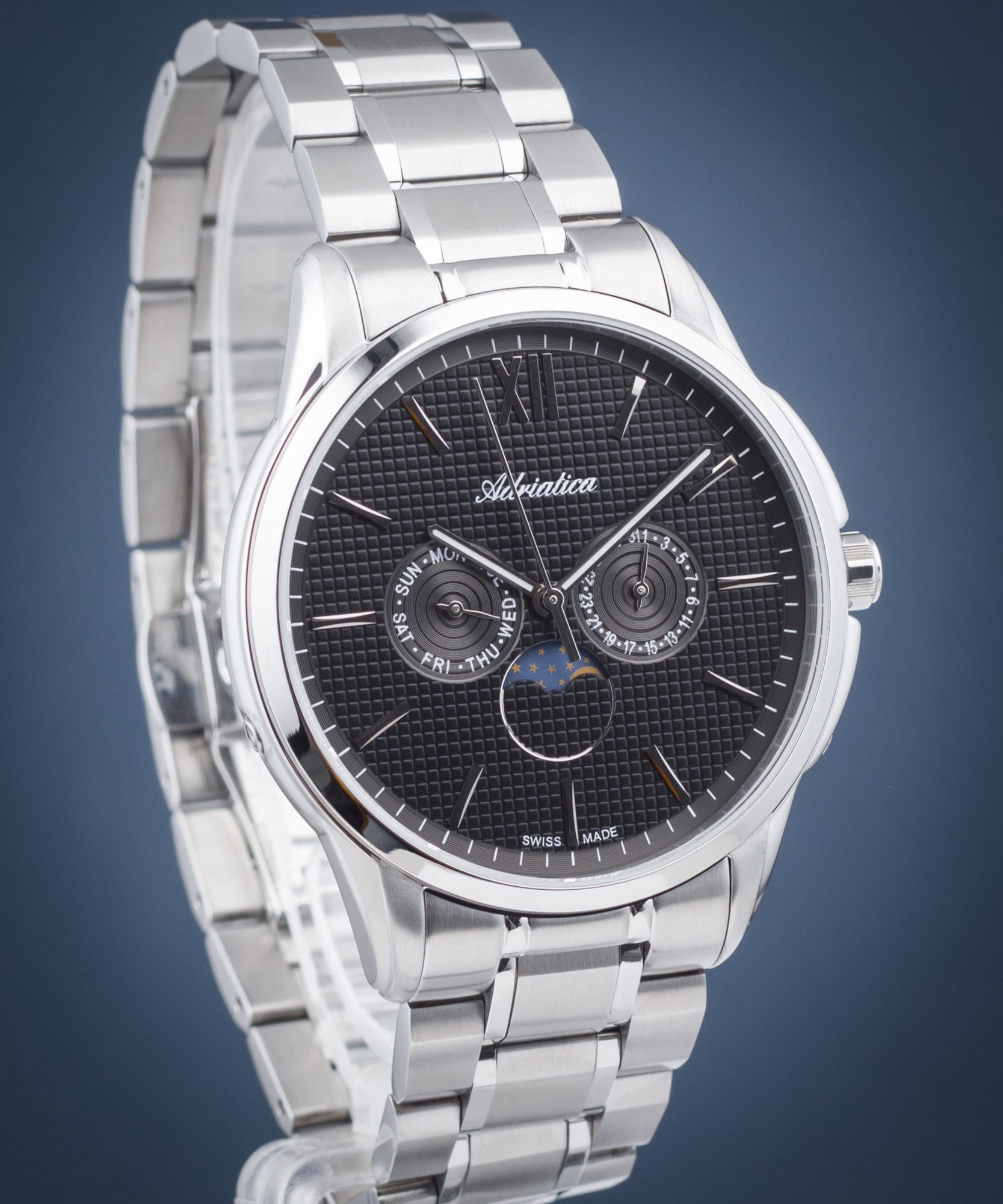 Zegarek męski Adriatica Moonphase A8283.5164QF