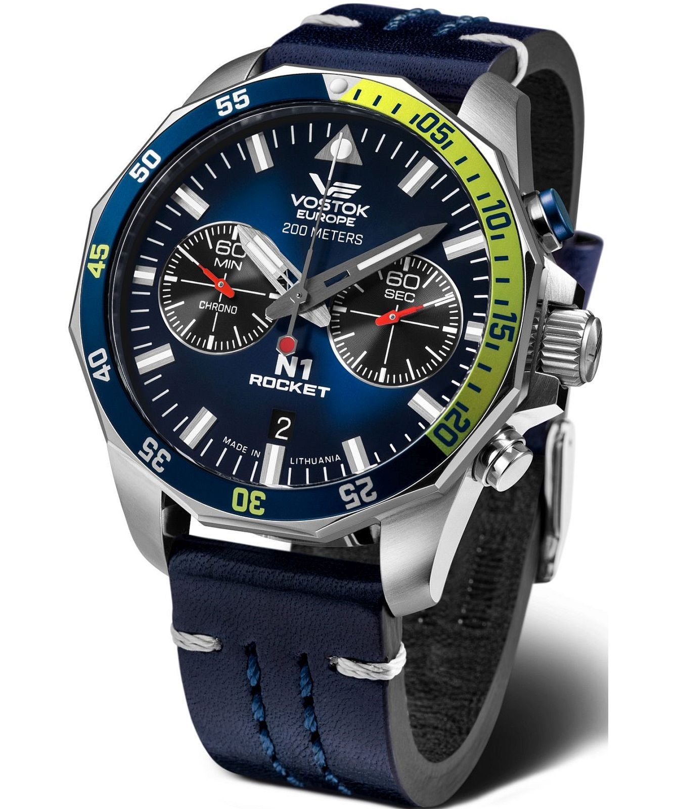 Zegarek męski Vostok Europe Rocket N-1 Chrono 6S21-225A708