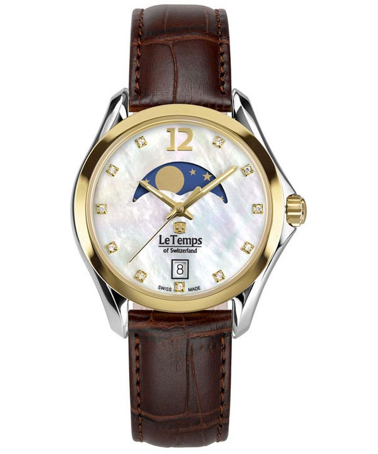 Zegarek damski Le Temps Sport Elegance Moon Phase LT1030.69BL62