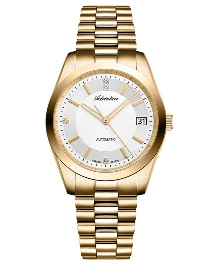 Zegarek damski Adriatica Classic Automatic Diamonds A3802.1113AD