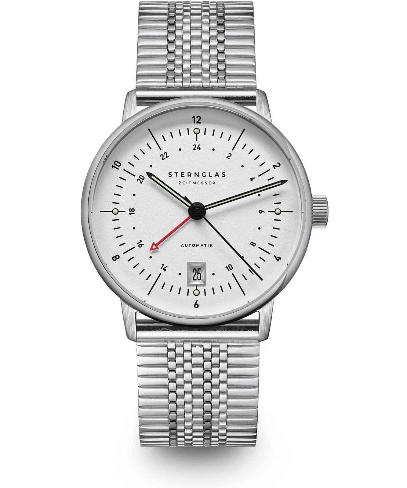 Zegarek męski Sternglas Naos Pro GMT Automatik S02-NG10-ME08